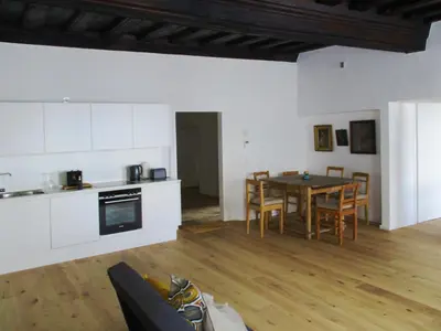 Küche/Küchenzeile in der Unterkunft Renaissance Apartment Marktplatz