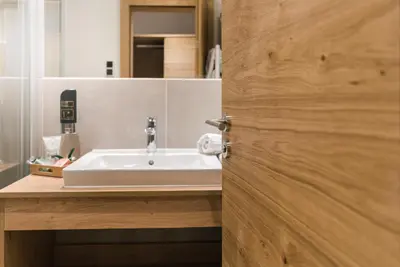 Ein Badezimmer in der Unterkunft meiZeit Lodge