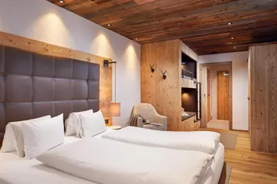 Ein Bett oder Betten in einem Zimmer der Unterkunft Promi Alm Flachau - Luxus Chalets