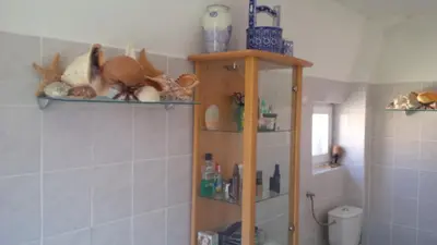 Ein Badezimmer in der Unterkunft Bei Annerl