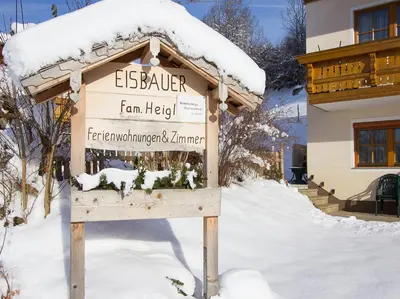 Appartementhaus Eisbauer im Winter