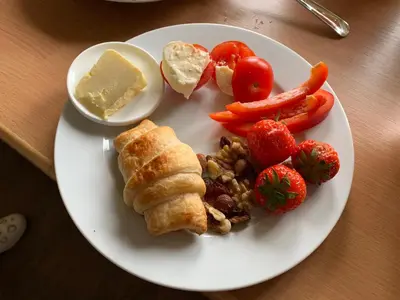 Essen in der Pension oder in der Nähe