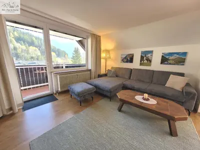 Ein Sitzbereich in der Unterkunft Wohnung Katalin