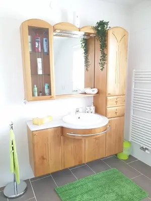 Ein Badezimmer in der Unterkunft Bogi's Ferienhaus - Pension