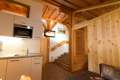 Küche/Küchenzeile in der Unterkunft Gästehaus Christl