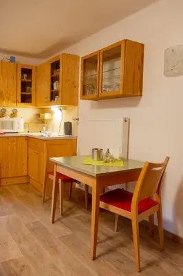 Küche/Küchenzeile in der Unterkunft Haus Alpenrose