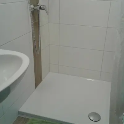 Ein Badezimmer in der Unterkunft Haus Alpenrose