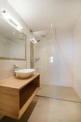 Ein Badezimmer in der Unterkunft Oberegghof