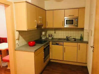 Küche/Küchenzeile in der Unterkunft Apartment Sonnblick