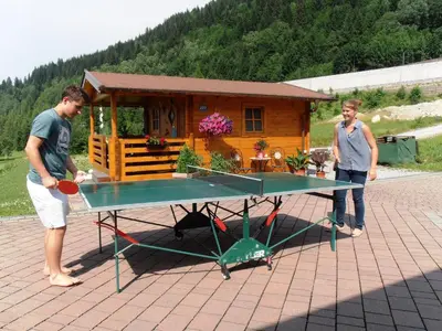 Tischtennis in der Unterkunft Ferienhaus Eva oder in der Nähe