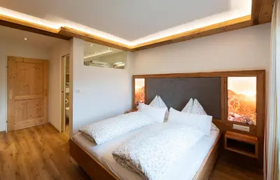 Ein Bett oder Betten in einem Zimmer der Unterkunft Hauslhof