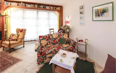 Ein Sitzbereich in der Unterkunft Ferienhaus - Mondsee