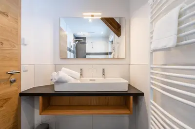 Ein Bett oder Betten in einem Zimmer der Unterkunft Appartement Angerhaus