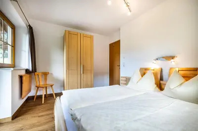 Ein Bett oder Betten in einem Zimmer der Unterkunft Appartement Angerhaus