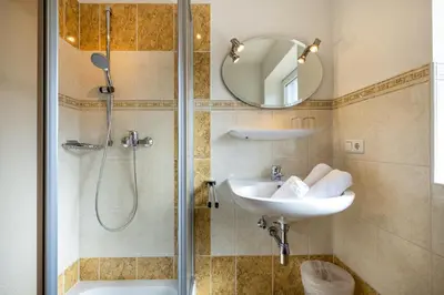 Ein Badezimmer in der Unterkunft Appartement Angerhaus