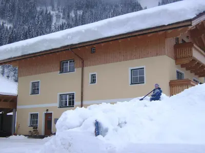 Bio Bauernhof Vorderoberlehen im Winter