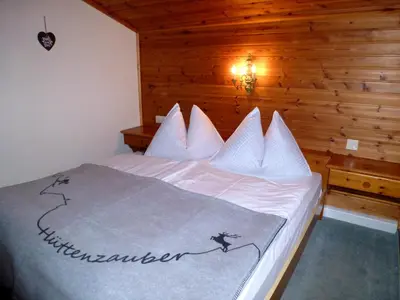 Ein Bett oder Betten in einem Zimmer der Unterkunft Haus am Reiteckweg
