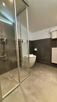Ein Badezimmer in der Unterkunft Haus am Reiteckweg