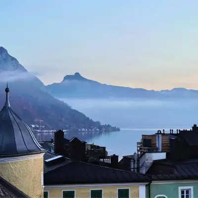 Altstadt Maisonette Gmunden DG mit Balkon und Seeblick