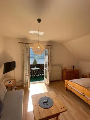 Ein Bett oder Betten in einem Zimmer der Unterkunft Ferienwohnung Syen