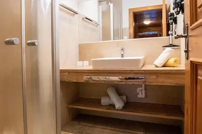 Ein Badezimmer in der Unterkunft Appartments Jandlbauer