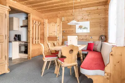 Küche/Küchenzeile in der Unterkunft Appartments Jandlbauer