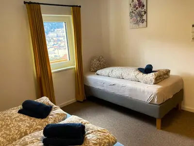 Ein Bett oder Betten in einem Zimmer der Unterkunft Haus Georgi