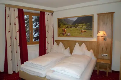 Ein Bett oder Betten in einem Zimmer der Unterkunft Alpen Appartements Zauchensee