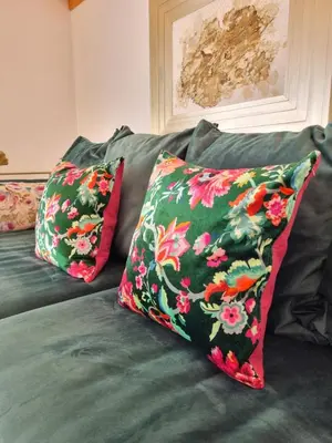 Ein Sitzbereich in der Unterkunft Pfamhaus Luxury Apartments
