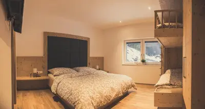 Ein Bett oder Betten in einem Zimmer der Unterkunft Haus Schlager 