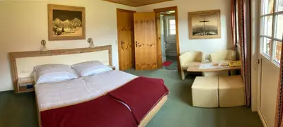 Ein Bett oder Betten in einem Zimmer der Unterkunft Haslehnerhof