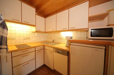 Küche/Küchenzeile in der Unterkunft Appartement Oliver