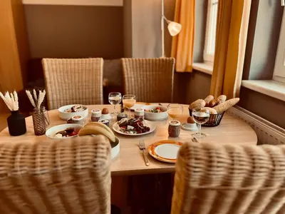 Essen in der Ferienwohnung oder in der Nähe