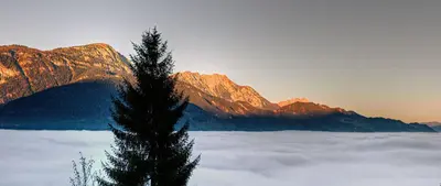Naturlandschaft in der Nähe des Chalets