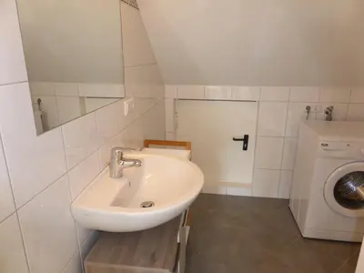 Ein Badezimmer in der Unterkunft Luxusappartement Haus 157
