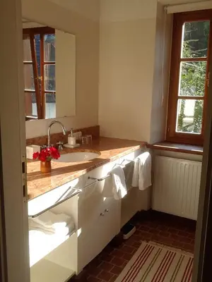 Küche/Küchenzeile in der Unterkunft Sonnwirtstöckl am See