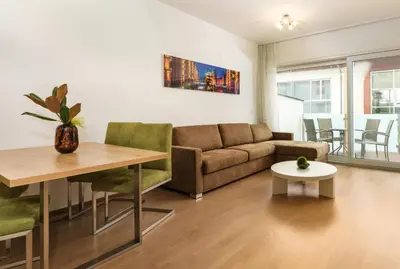 Ein Sitzbereich in der Unterkunft Stadtdomizil Schladming by Schladming-Appartements