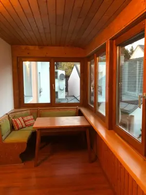 Ein Sitzbereich in der Unterkunft Apartment zur Schmiede - by myNests