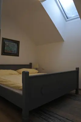 Ein Bett oder Betten in einem Zimmer der Unterkunft Haus Ausblick