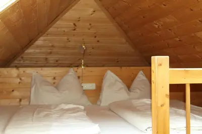 Ein Bett oder Betten in einem Zimmer der Unterkunft Biohof Sauschneider