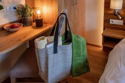 Ein Bett oder Betten in einem Zimmer der Unterkunft Hotel Die Metzgerstubn