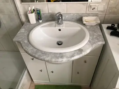Ein Badezimmer in der Unterkunft Villa Loserblick