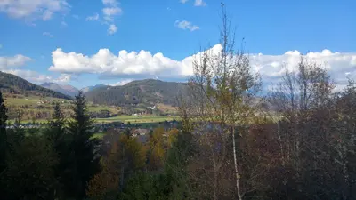 Naturlandschaft in der Nähe des Ferienhauses
