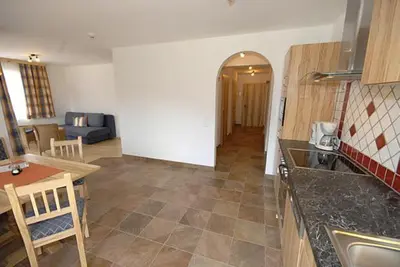 Küche/Küchenzeile in der Unterkunft Appartements Stiererhof