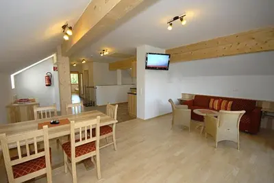 Küche/Küchenzeile in der Unterkunft Appartements Stiererhof