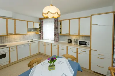 Küche/Küchenzeile in der Unterkunft Ferienhaus Birkenweg