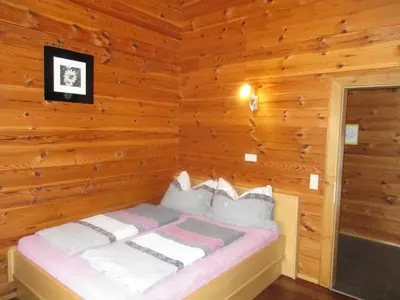 Ein Bett oder Betten in einem Zimmer der Unterkunft Ferienhaus Lechnerhof