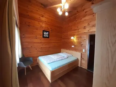 Ein Bett oder Betten in einem Zimmer der Unterkunft Ferienhaus Lechnerhof
