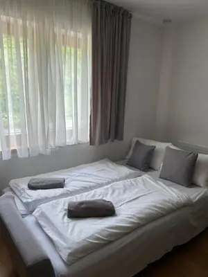 Ein Bett oder Betten in einem Zimmer der Unterkunft Tauernhaus Appartment