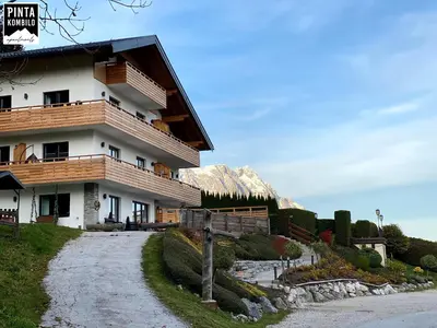 Das Gebäude in dem sich die Ferienwohnung befindet